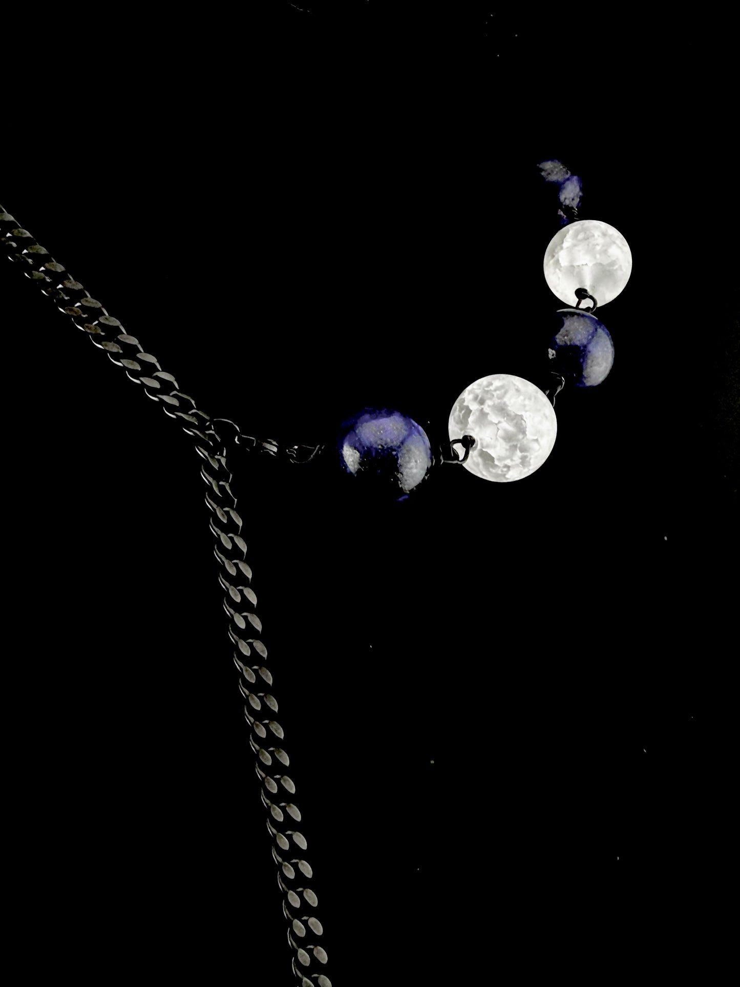 Crackled Quartz & Lapis Azul