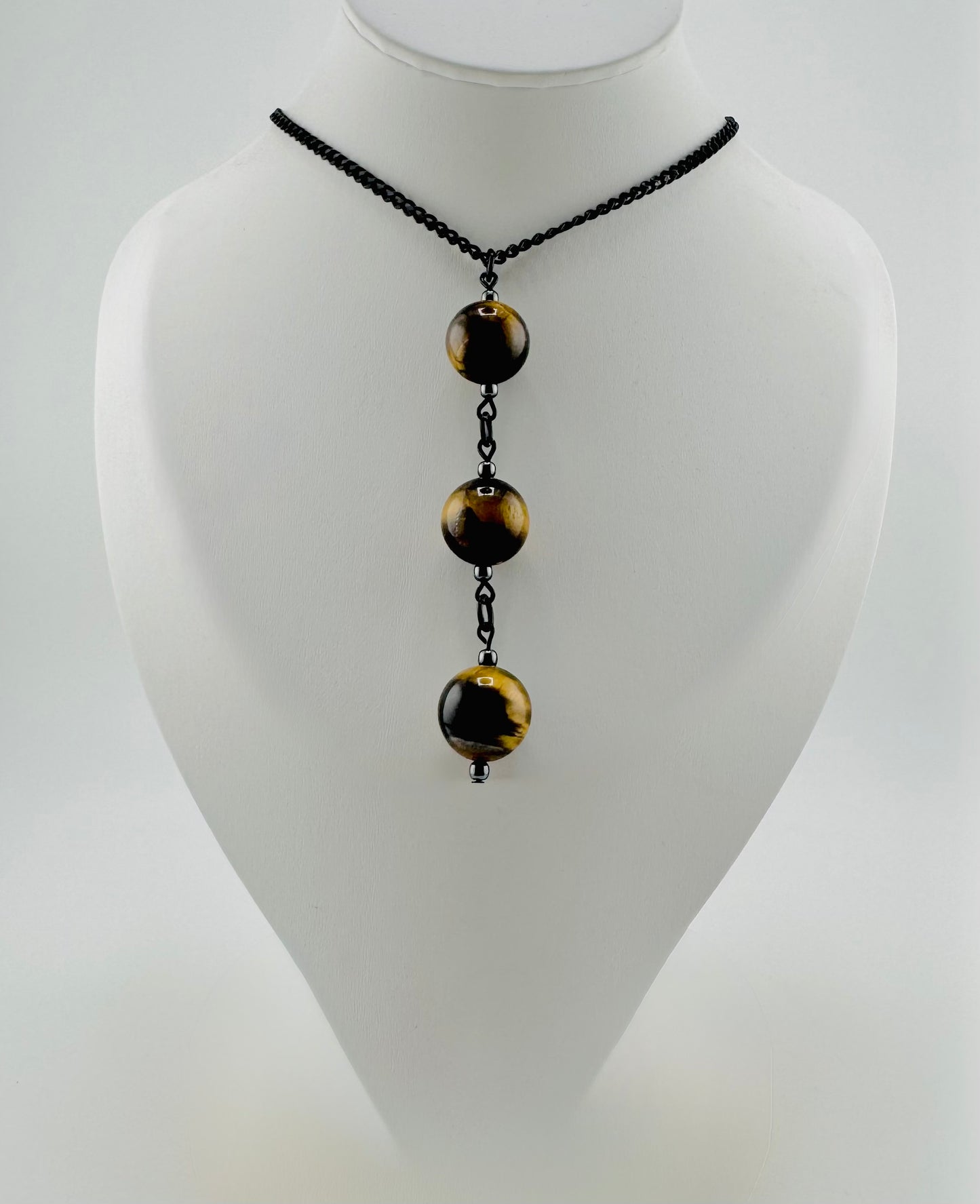 Tiger’s Eye & Hematite Pendant