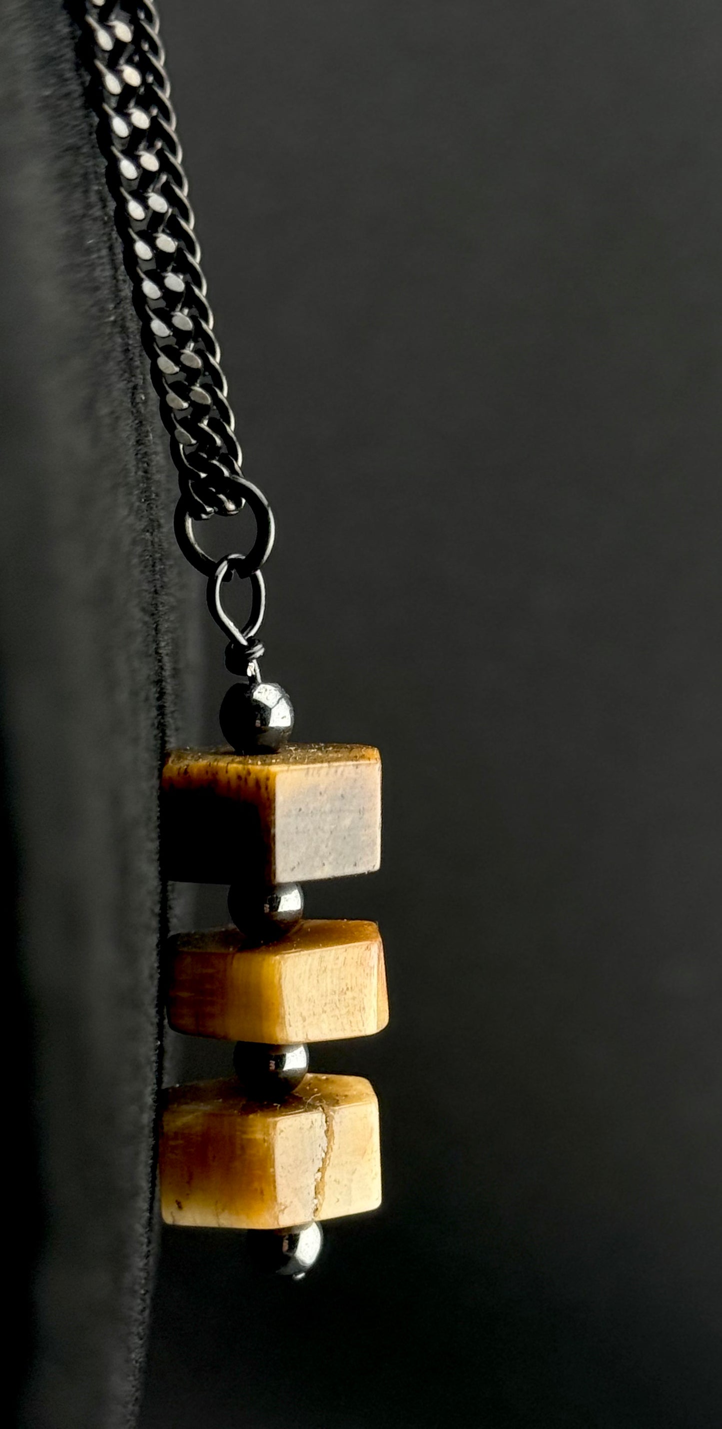 Toger’s Eye & Heamtite Pendant