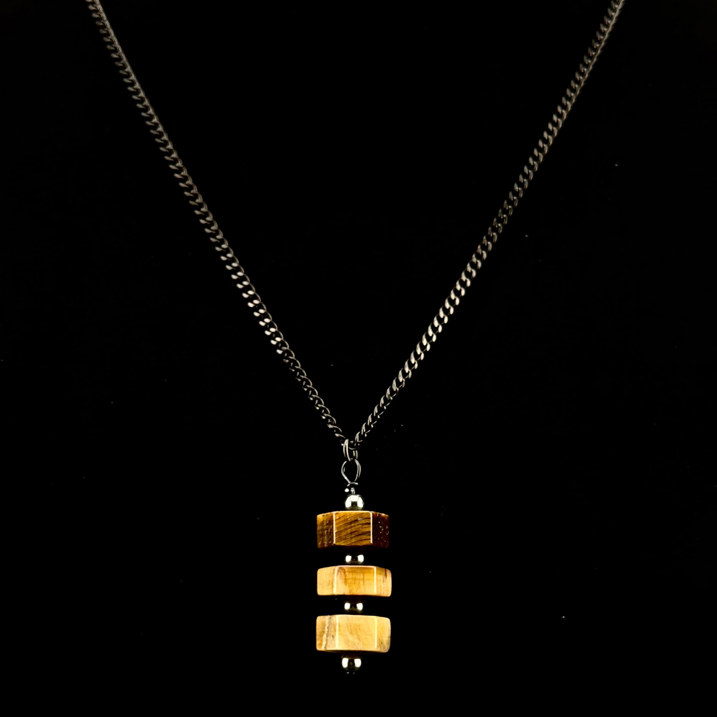 Toger’s Eye & Heamtite Pendant