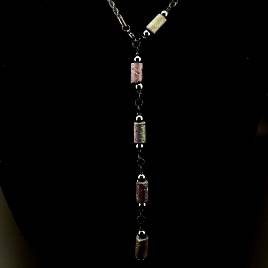Druzy Agate & Hematite