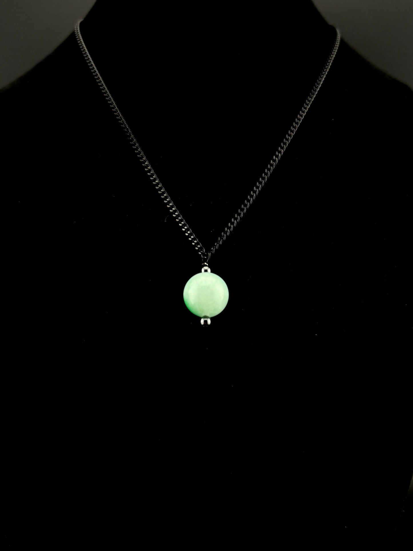 White Jade & Hematite