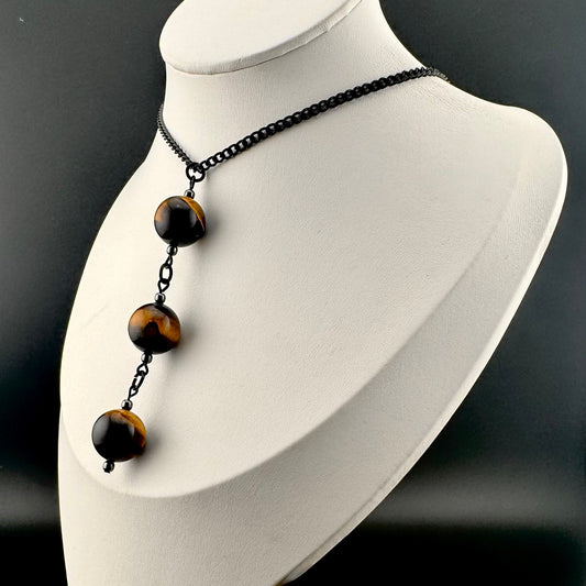 Tiger’s Eye & Hematite Pendant