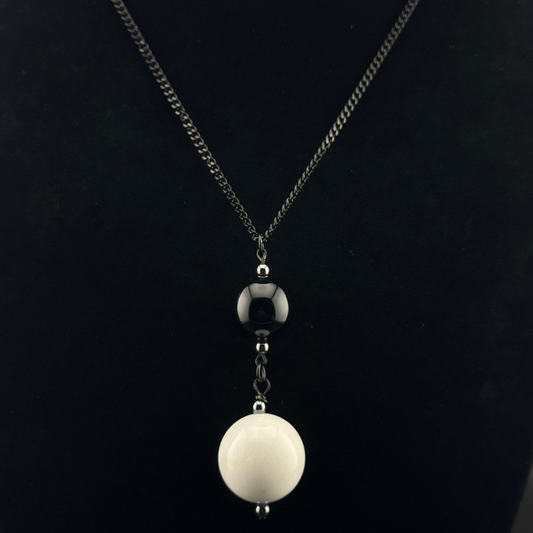 Black Onyx and White Jade